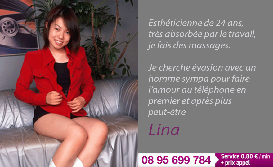 Lina 24 ans son téléphone 08 95 699 784